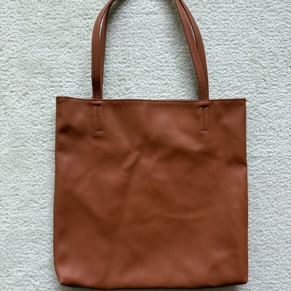 Forever 21 Brown Shoulder Bag with Minimalist Design - Picture 1 of 2
